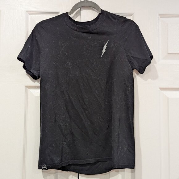 Barbell Legends Black T-shirt with lightning bolt, size small - Picture 1 of 2